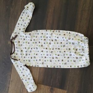 First moments, 0-3 months, monkey theme pajamas